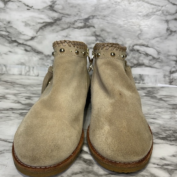 KATE SPADE Beige Suede Ankle Boots size 9.5 M - Picture 7 of 14